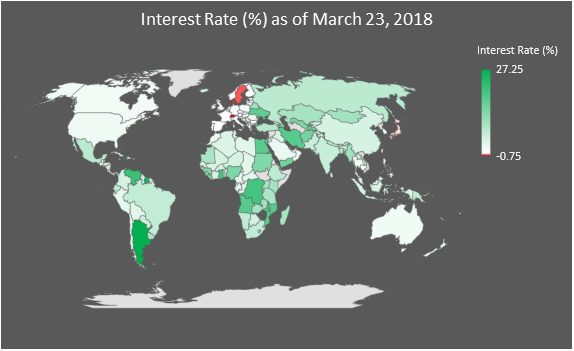 Interest Rates Map